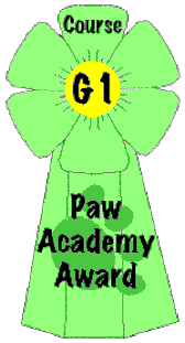 PawPeds / Paw Academy course G1 